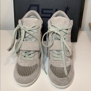 NEW IN BOX - ASH BOWIE MESH HIGH TOP WEDGE SNEAKER